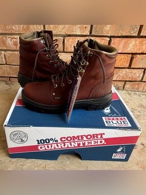 Steel Blue Non Safety Men’s Boots Size 10.5 Argyle Zip
